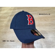 New Era 39Thirty Stretch Cooperstown Boston Red Sox Navy/Red Cap 100% Original Official