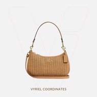 Vyriel C* CCH Teri Shoulder 2 way Bag Straw bag with box 9 1/2" (L) x 6" (H) x 3" (W)