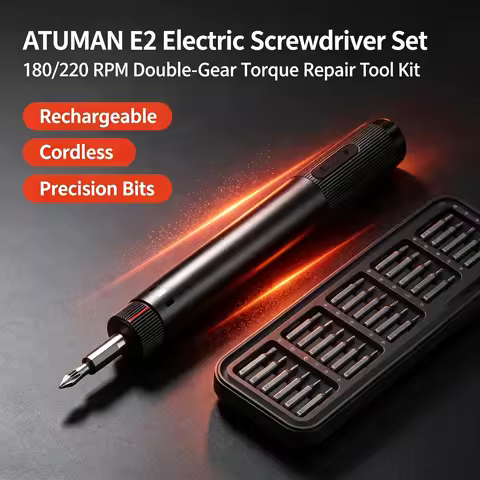 Atuman Duka E2 Electric Screwdriver Set Multifunction Mini Handheld Multifunctional Repair Tools for