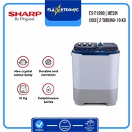 SHARP MESIN CUCI ES-T1090  / ES T1090 [2 TABUNG / 10 KG]