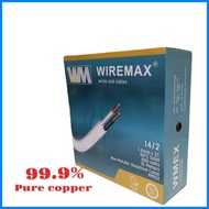 ◪ ♀ ✗ WIREMAX PDX /LOOMEX WIRE /DUPLEX SOLID WIRE SIZE: 14/2    12/2     (SOLD PER BOX 75 METERS )