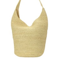 Helen Kaminski 拉菲草和皮革單肩包（二手）