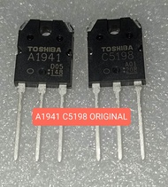 TRANSISTOR A1941 C5198 ORIGINAL ASLI TOSHIBA A 1941 C 5198 ORI JAPAN