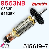 (แท้) รุ่น 9553 9553B 9553NB 9553BX 9553HN ทุ่น ฟิลคอยล์ หินเจียร4นิ้ว มากีต้า MAKITA อะไหล่เครื่องช