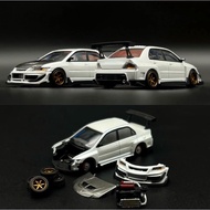 Y.E.S x Peako 1/64 Mitsubishi Lancer Evo XI Varis - White