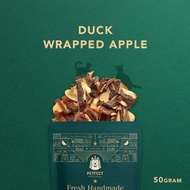 [Petfect] Duck Wrapped Apple. Pet Snack Dog snack and Cat snack. Pet Treats