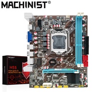 MACHINIST H55 LGA 1156 Motherboard Supports DDR3 RAM In I3I5I7 CPU PCI-Express Ports With HDMI VGA HM55-M3 Mainboard