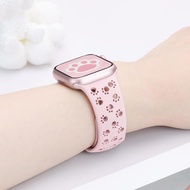 苹果手表表带S11iWatch手表带S10硅胶粉色适用AppleWatchS9表带20260520