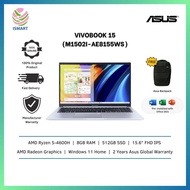 Asus Touch Laptop Vivobook 15 M1502I-AE8155WS 15.6'' FHD Icelight Silver ( Ryzen 5 4600H, 8GB, 512GB SSD, ATI, W11, HS )