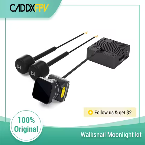 CADDXFPV Walksnail Moonlight Kit 4K 60FPS Starlight Camera Built-in EIS Support Gyroflow FOV 160° 7.