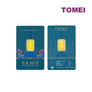 TOMEI x PAMP Lady of Liberty Gold Bar 2.5GM I Fine Gold 9999