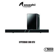 Vinnfier HyperBar 300 BTU Bluetooth Sound Bar with Subwoofer 3D Effect