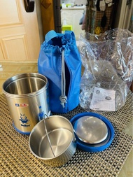 台灣 三光牌 不銹鋼真空保溫飯盒/食物罐 700ml (藍色)