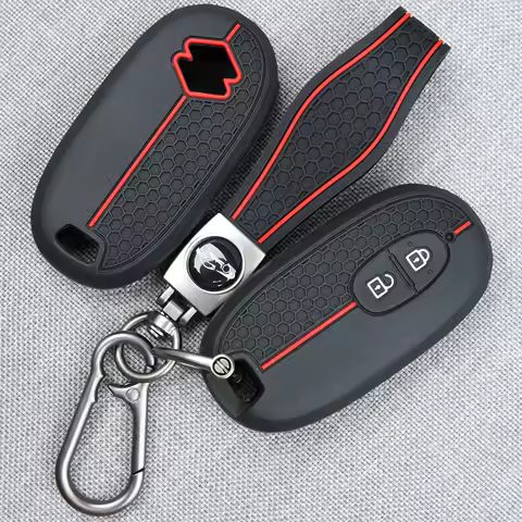 For Suzuki Wagon R Every Hustler Palette Solio Alto Lapin Spacia Remote Key Case With Carabiner Text
