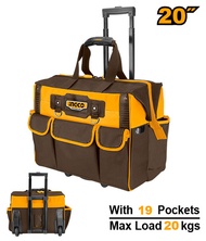 INGCO กระเป๋าเครื่องมือช่าง ขนาด 20 นิ้ว มีล้อ (รับน้ำหนักสูงสุด 20 กิโลกรัม) รุ่น HRRTB2015 ( Rolli