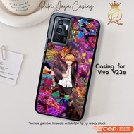 Case hp vivo v23e Casing vivo v23e Motif 02 CHAINSAWMAN Latest Casing Cool Cute Character Cute Anime