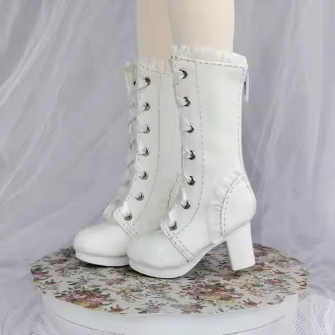 1/4 1/3 BJD Shoes MSD SD lace High heel Boots Dollfie DREAM DK SOOM DOD Dollmore Luts AOD DZ MID AF