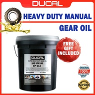 DUCAL MANUAL GEAR OIL SAE 85W140 EP-GL5 18 LITRES (FOR MANUAL GEARBOX) (FREE GIFT INSIDE)MINYAK GEAR