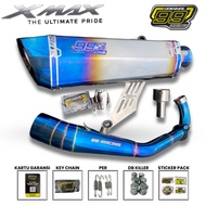 Yamaha Xmax new Xmax old type RS-1 full stainless 99 Racing exhaust