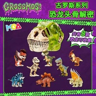 MGA Guros Series Super Giant Dinosaur Skull Decryption Blind Box Dinosaur Skeleton Toy Gross Mos Fo