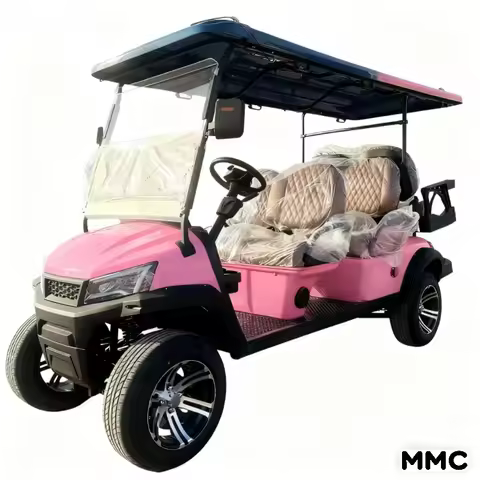 Eco-Friendly 2/4/6/8 Seater 4WD Electric Golf Cart 72V 5000W 63km/h Solar Multi-Style Quiet Comfort