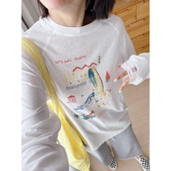 (24 Hours Delivery) Angel Official Modern Long Sleeve T-Shirt Korean Shirt Soft Fabric Comfortable T