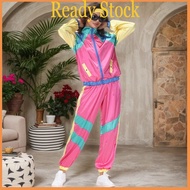 royal Women 80s Tracksuit Retro 80s 90s Disco Outfits Couple 90s Colorbock Sportswears