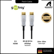 Goobay Optical Hybrid Ultra High Speed HDMI Cable 2.1 with Ethernet (AOC) 8K @ 60Hz (10m/ 20m/ 30m) 49883 49884 49885