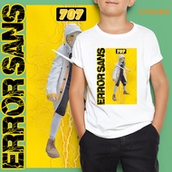 CHAIEN STORE| Children's T-shirt with Error Sans 707 yellow print v2 - Cool Gangster Mage Soft Fabri