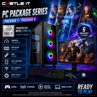 Intel Core i3 Gaming PC Desktop RX580 RTX3050 RTX5050 RTX5060 Budget DIY