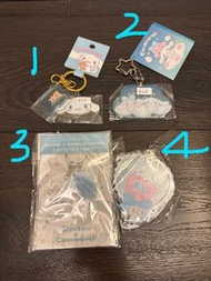 🇯🇵Sanrio Cinnamoroll 肉桂狗鎖匙扣& Sirotan Keychains Bundle