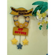 Office door decoration