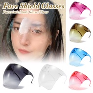 Full Face Shield Transparent Face Mask Oversize Face Shield Adult Acrylic Sheild Large Mirror Anti Fog Protective