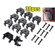 30pcs Car Clip Bumper Fastener Klip Kereta Fender Liner Estima Vellfire Alphard Mudflap Clip Vios Fr