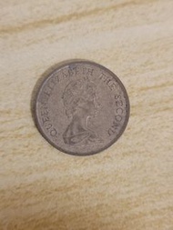 舊硬幣 香港 1982年10C錢幣 一毫 HONG KONG coin AU英國伊莉莎白二世女王肖像