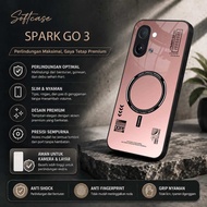 Softcase Glass Glitter For Tekno Spark Go 3 - Casing hp Tekno Spark Go 3 - Protective Case hp Tekno 