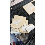 3mm 4mm Custom Laser Plywood \Custom Lasercut Plywood Package\Laser cutting plywood