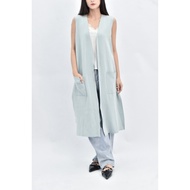 ((L) giordano ladies Sleeveless Blue Blouse Second-Hand Clothes