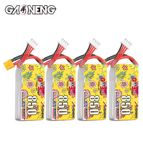 Upgraded GNB 4S 15.2V 850mAh Lipo Battery For FPV Racing Drone RC Quadcopter Helicopter Parts With X