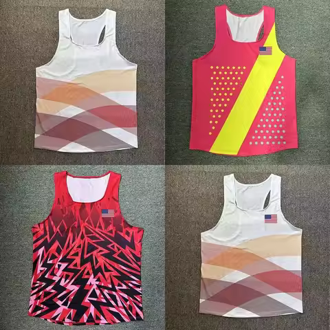 Brand Run Athletics Tank Top Runnning Speed Singlet Fitness Shirt Mens Clothing Guys Sleeveless Vest