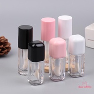 [AuraMio] 6ML Empty Transparent Lip Gloss Tubes Big Brush Plastic Lip Balm Tube Lipstick Mini Sample