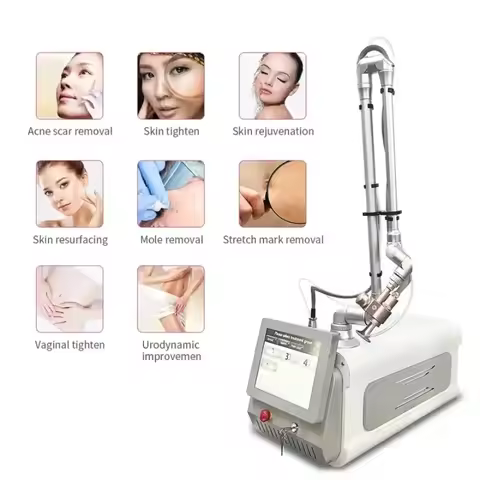 Fractional CO2 Laser Equipment 4d Fotona Mini Skin Stretch Marks Treatment Device 60w Pigment Remova