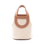 【二手】愛馬仕 HERMES 手提包 In the Loop 18 米白色/金色帆布皮革款 In the Loop 18 米白色/金色 女士 全新未使用