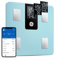 GE Weight Scale Body Fat: Smart Scale for Body Weight Bluetooth Weight Scales Bathroom Digital Scale