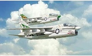 Italeri 1411 LTV A-7E Corsair II Us Navy & Greek Markings 1/72 Scale Model Kit