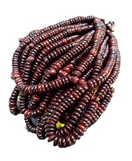 TASBIH LEPER KAYU KOKKA 4MM 99 BIJI COLOUR HITAM BROWN