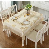 Rectangle Dining Table cloth Waterproof Oil Proof Table cloth 6-8 Seater 137*180CM Table Cover