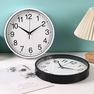 (8-Inch) MILANDO Mute Quartz Wall Clock Simple Digital Wall Clock Home Decorations Jam Dinding Home 