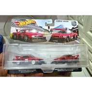 Hotwheels Twinpack Premium Nissan Skyline Silhouette LB-ER34