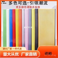 Hook Hardware Tool Shelf Storage Rack Multi-Hole No-Drill City Shelf Pegboard with Frame Display Rac